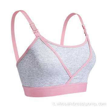 Reggiseno con tiralatte a mani libere, morbido e traspirante Mom Care